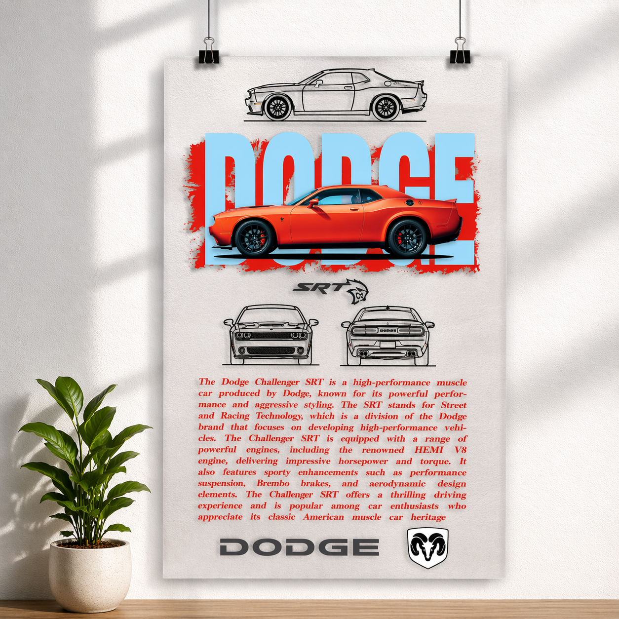 Challenger SRT Blueprint