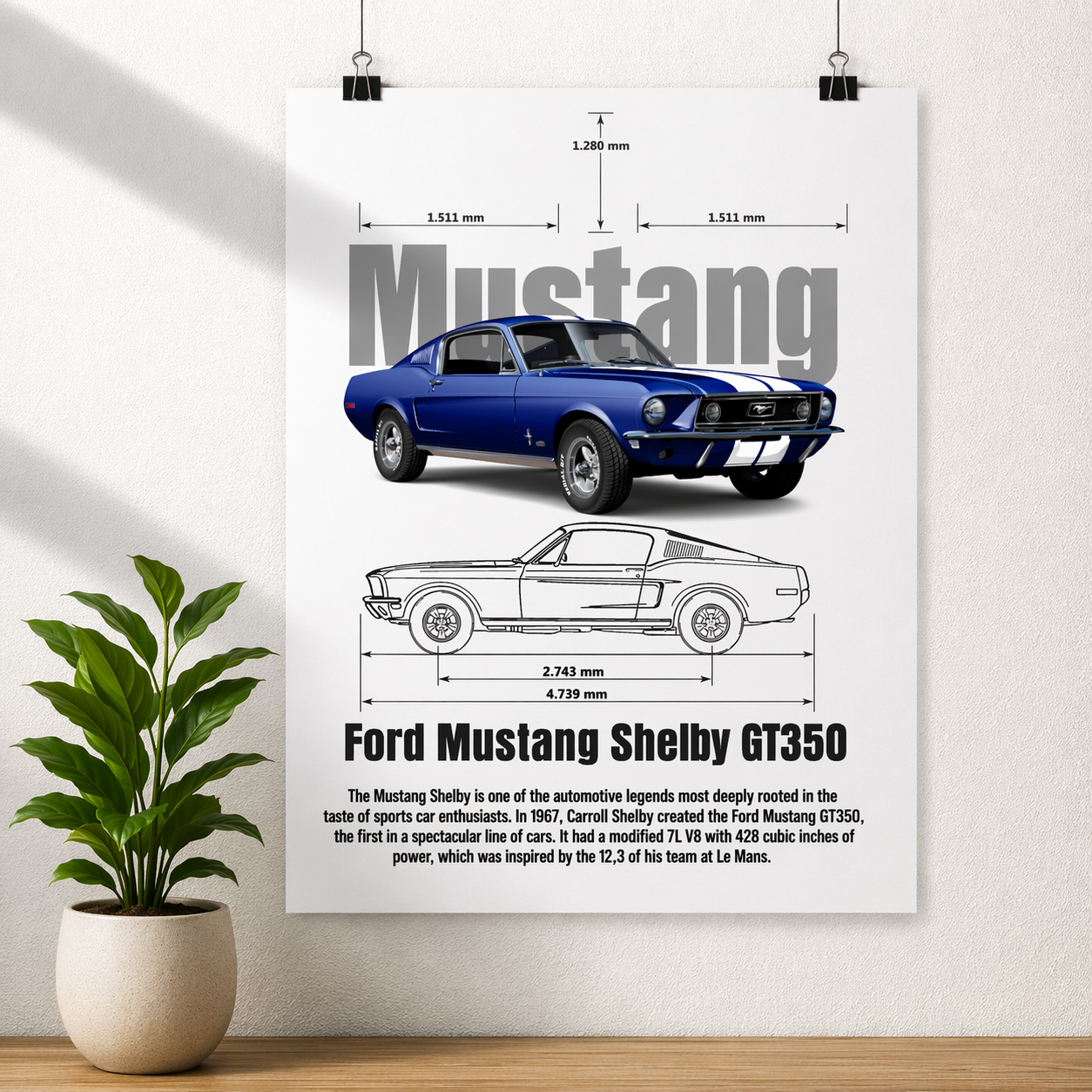 Mustang Shelby GT350 Blueprint