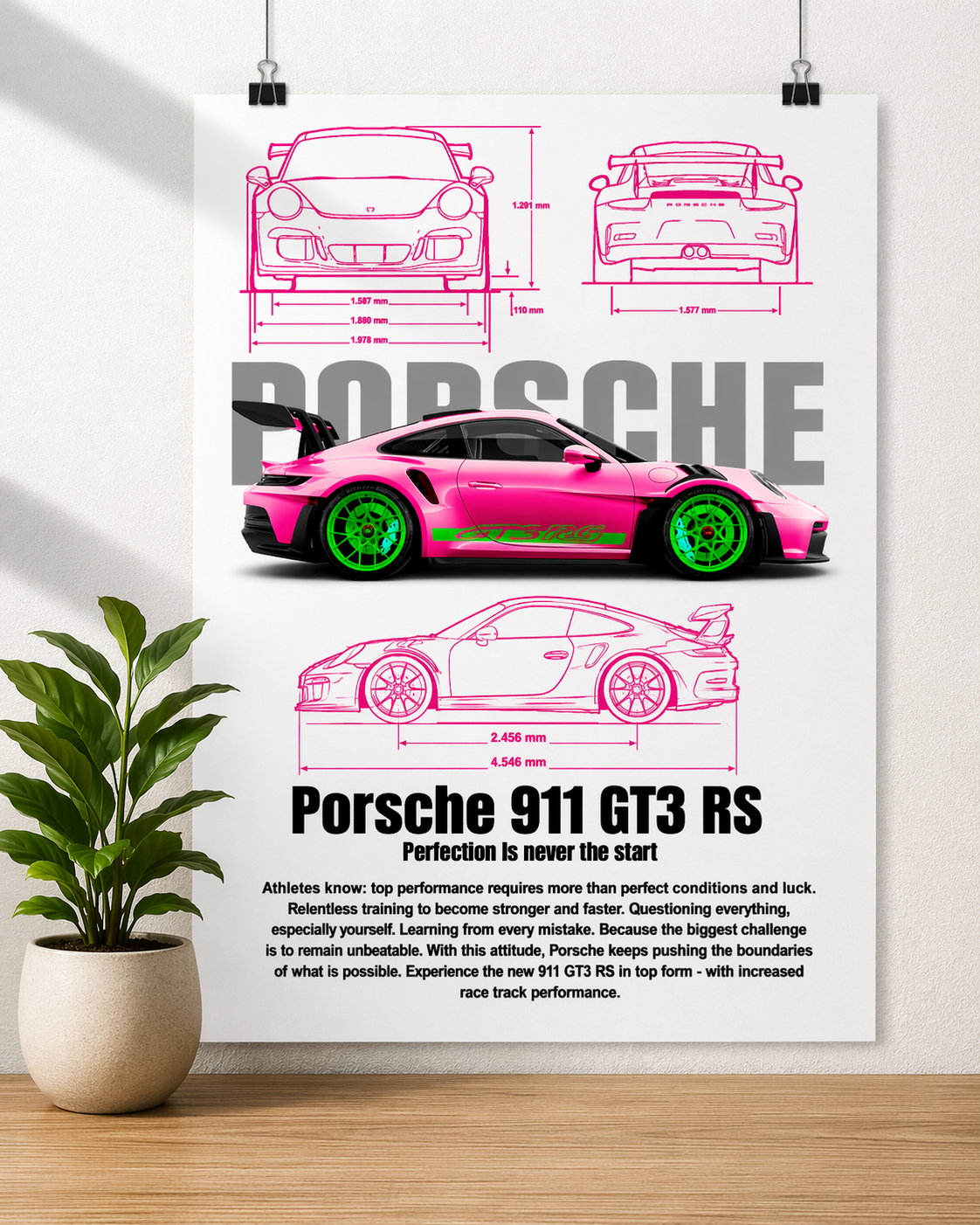 Porsche 911 GT3 RS Blueprint