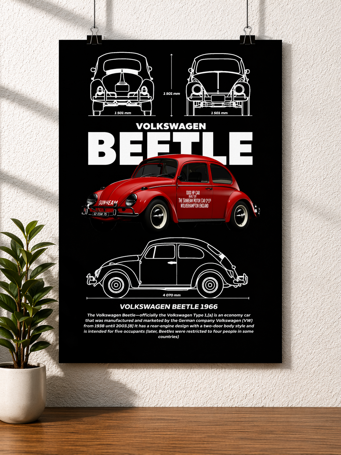 Beetle Blueprint Classic