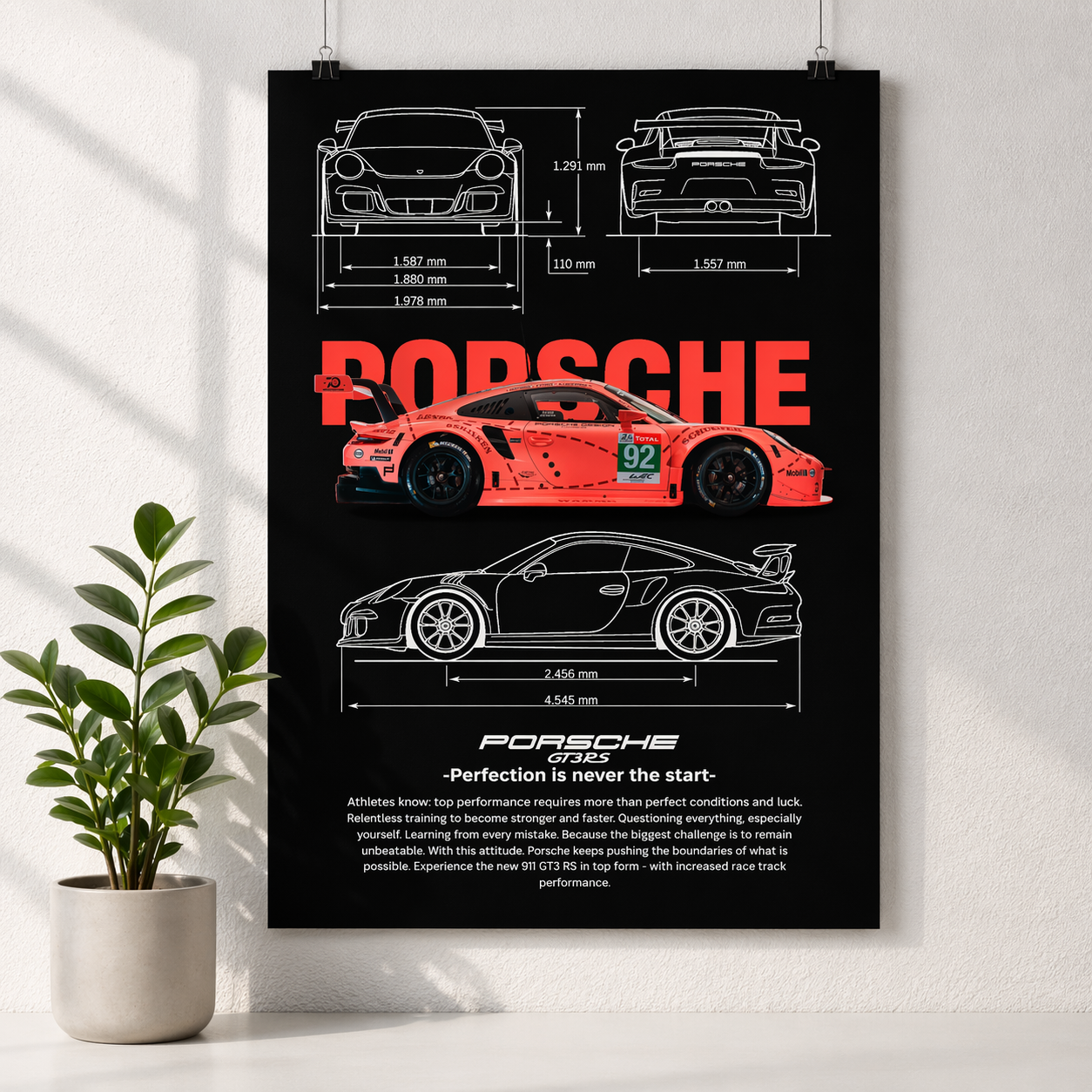 Porsche GT3 RS Blueprint Velocity