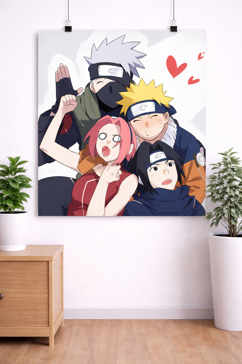 Naruto Team 7 Cute Poster
