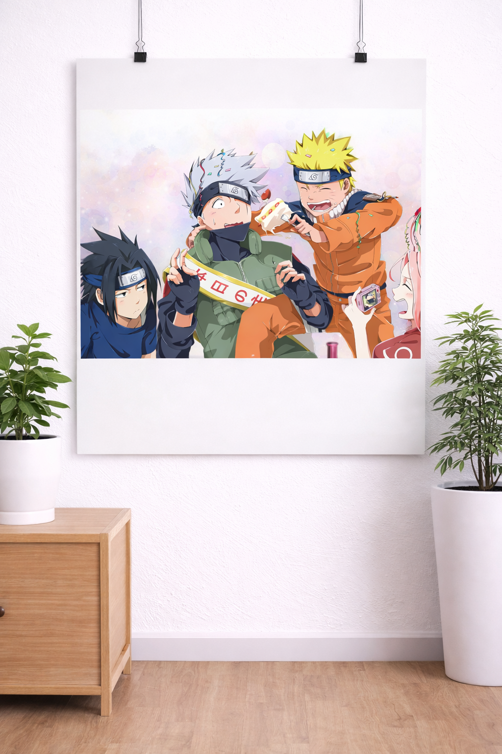 Naruto Team 7 Celebration Poster