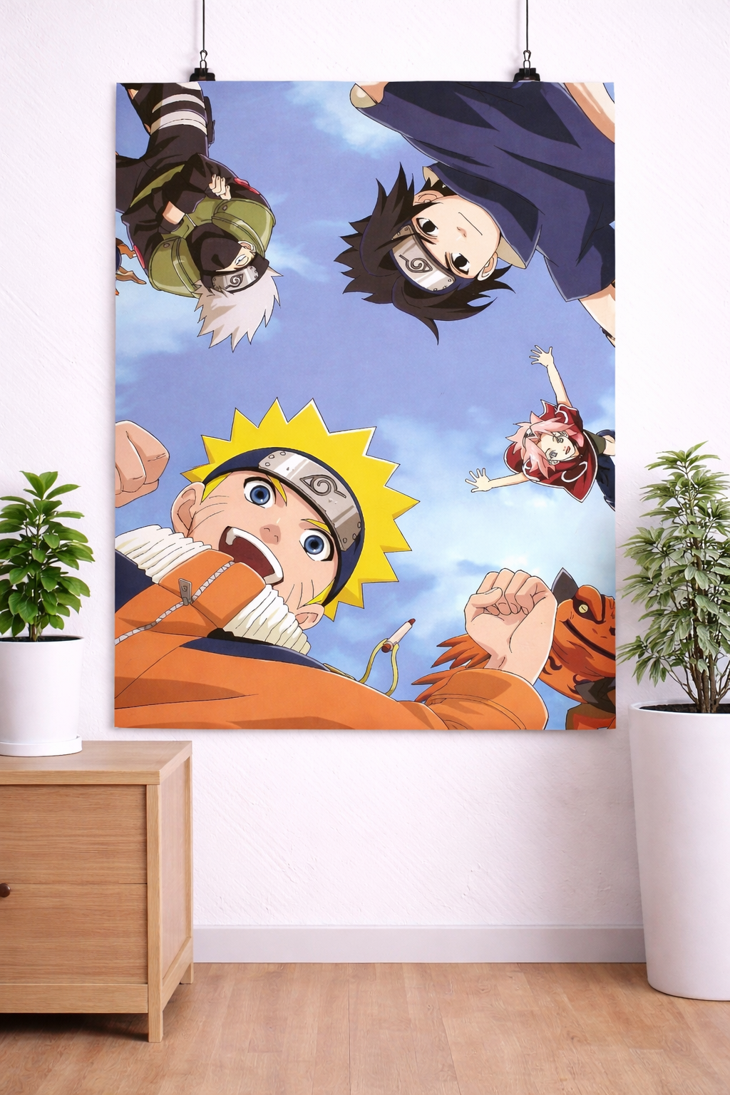 Naruto Team 7 Sky View Poster