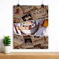 Luffy Wanted Poster Collage