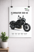Eliminator 500 SE Blueprint Cruiser Poster