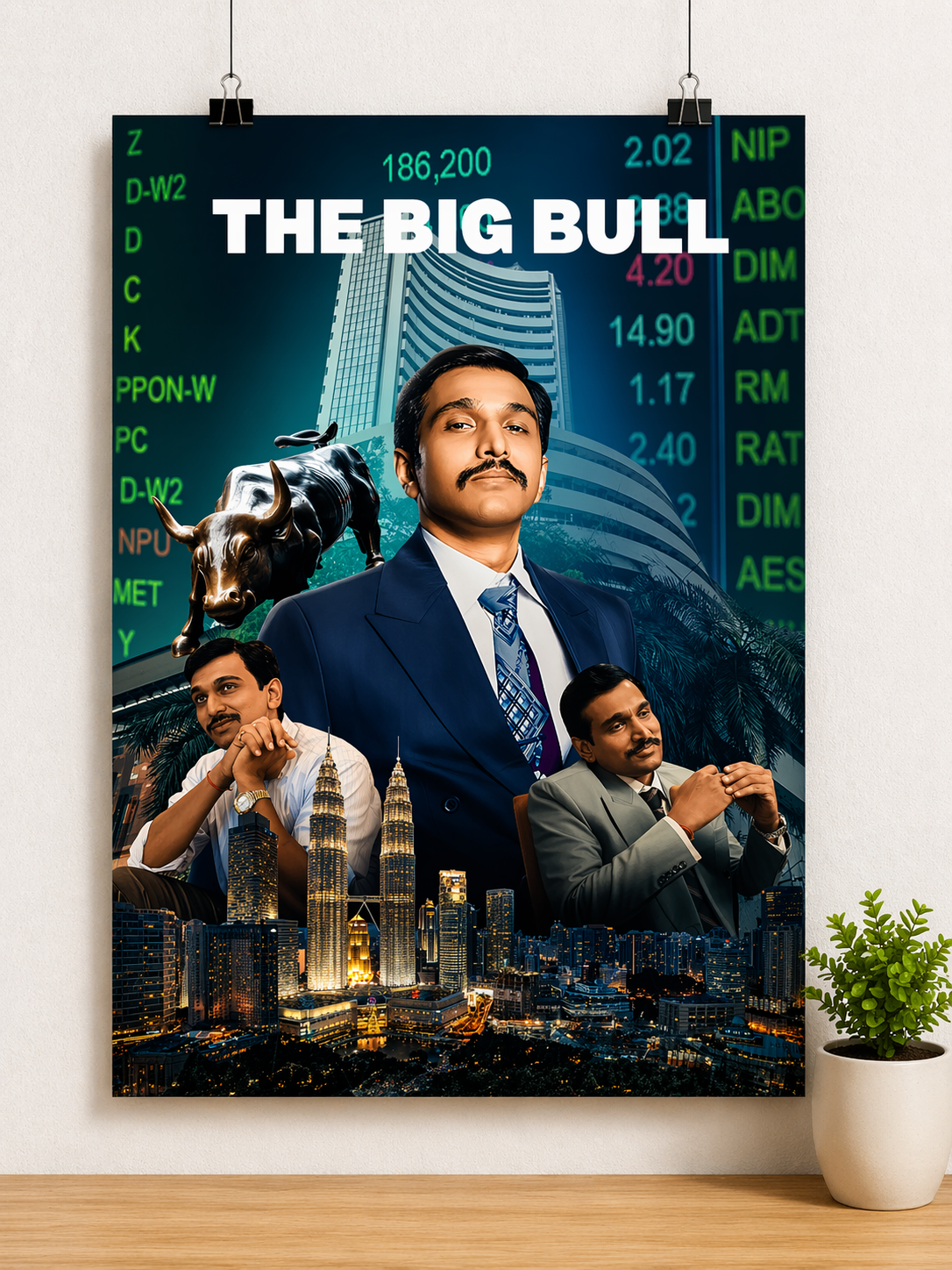 The Big Bull – Financial Power Aesthetic Poster