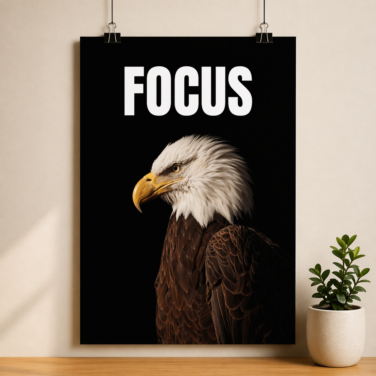 Focus Eagle Poster