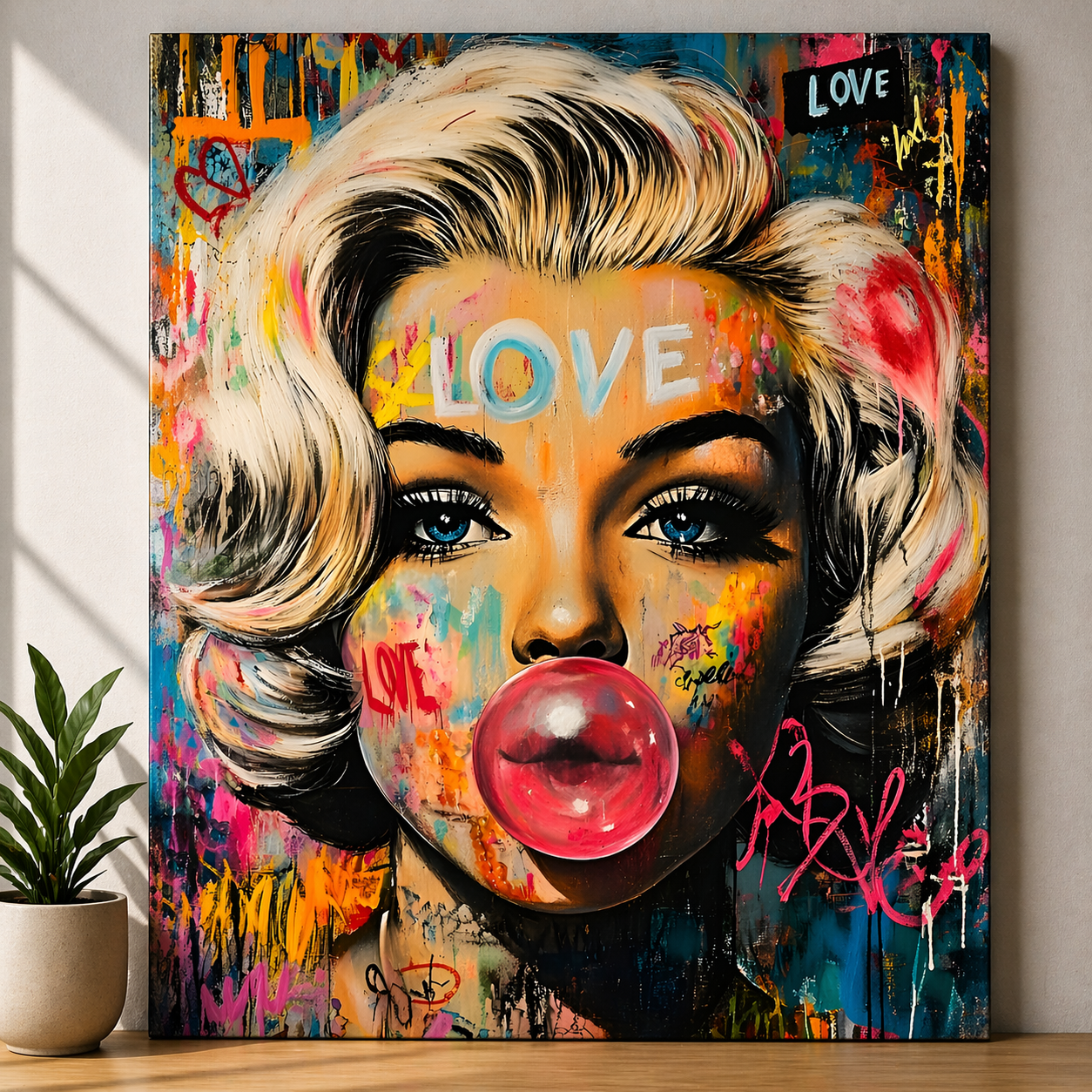 Bubble Pop Graffiti Art