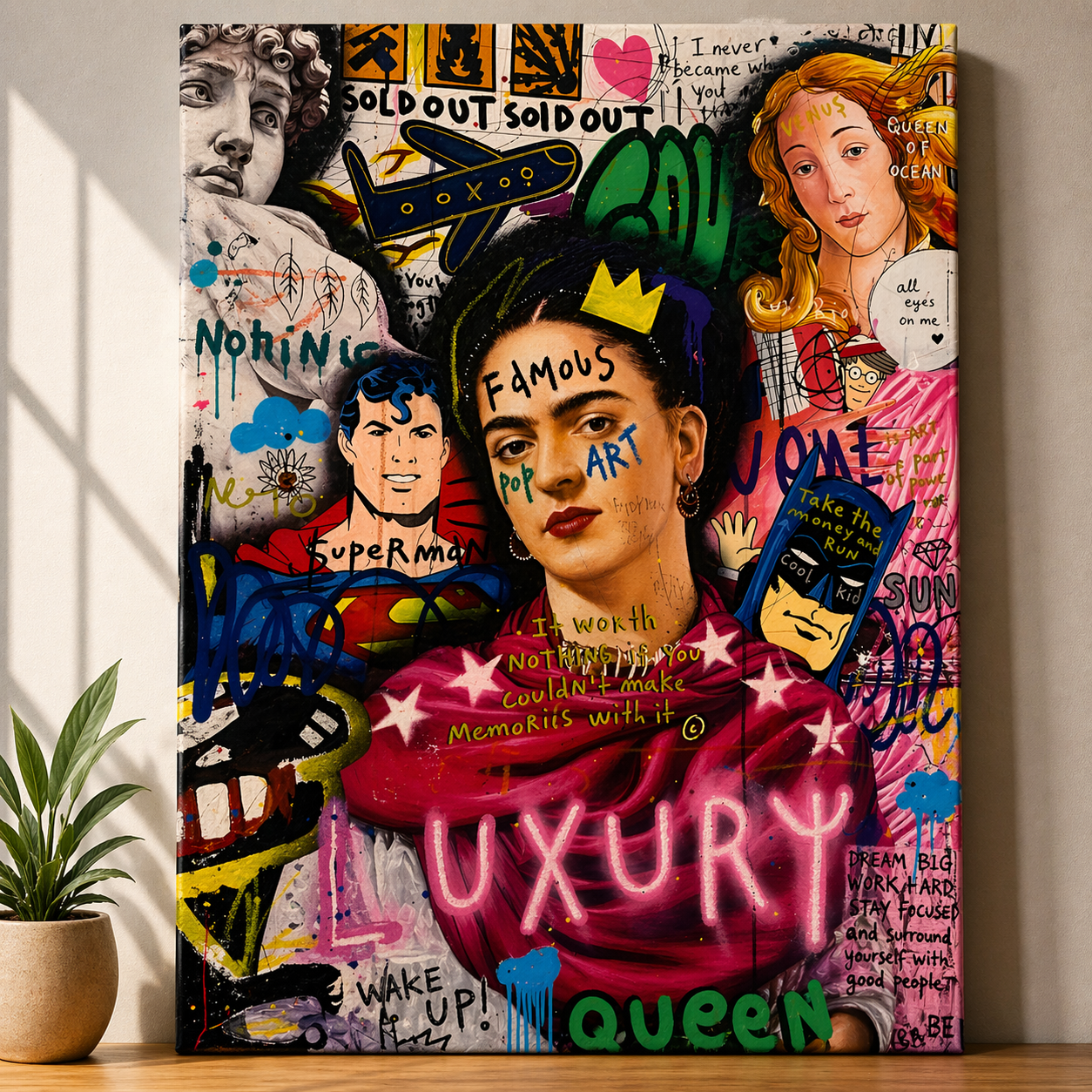 Luxury Queen Graffiti Art