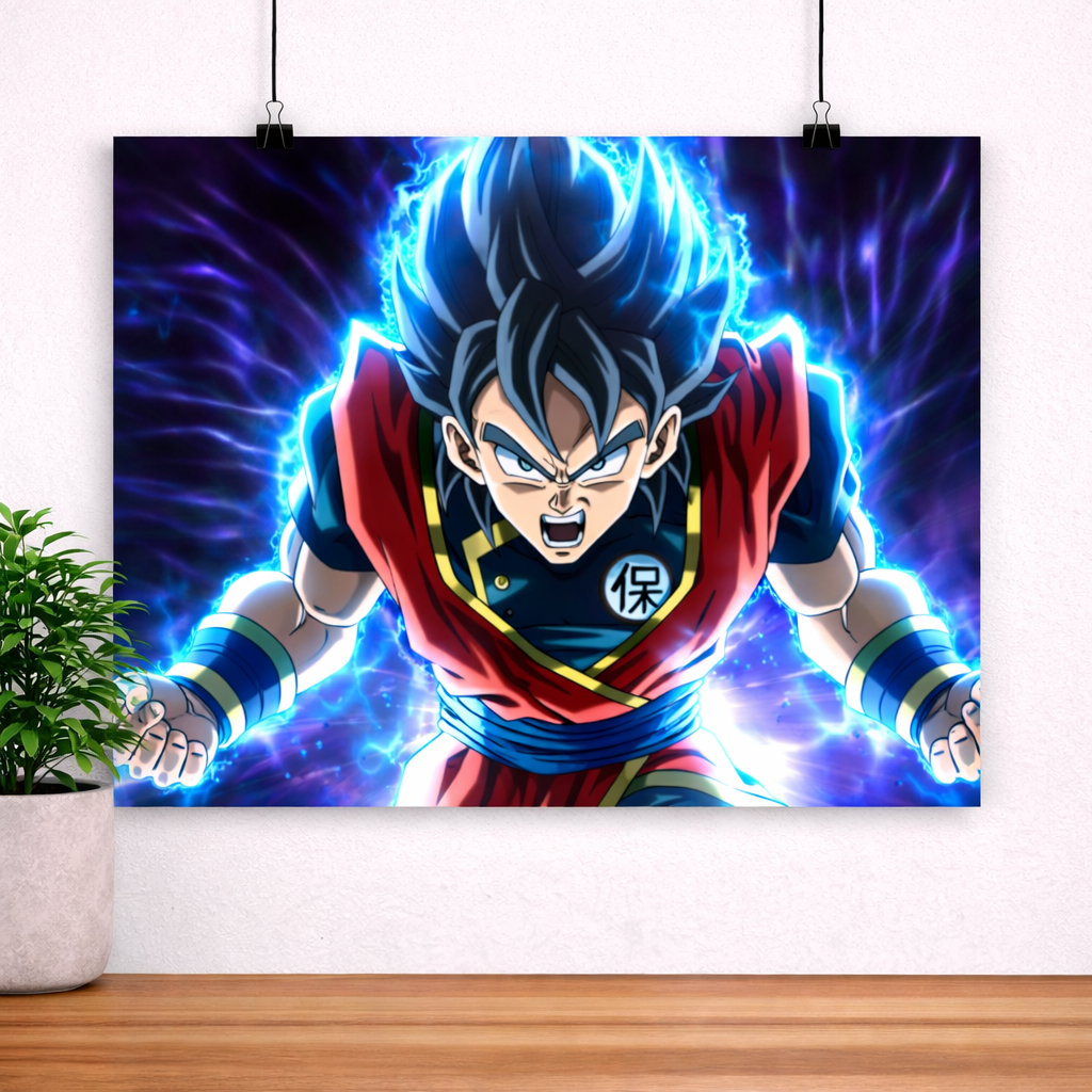Limit Break Saiyan Power Anime Poster
