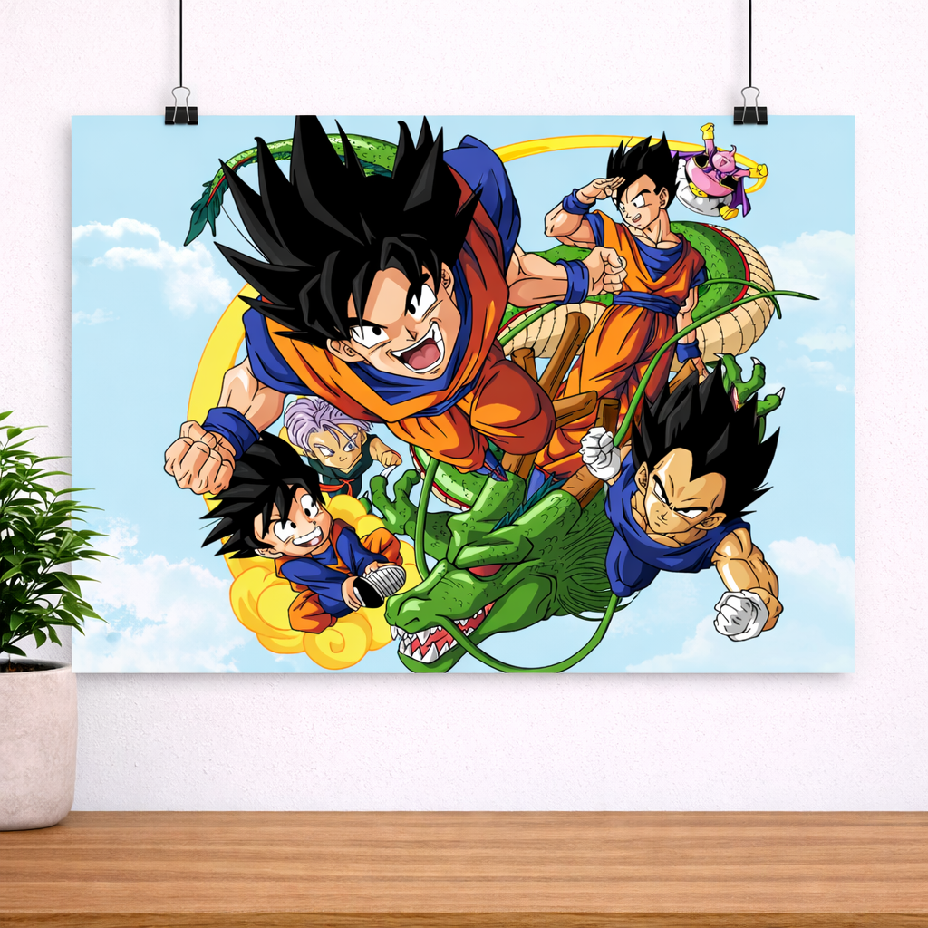 Dragon Ball Legends Squad Anime Poster