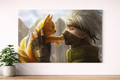 Kakashi Hatake Anime Poster with Dog
