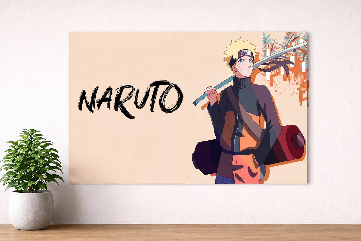 Naruto Uzumaki Minimal Anime Poster