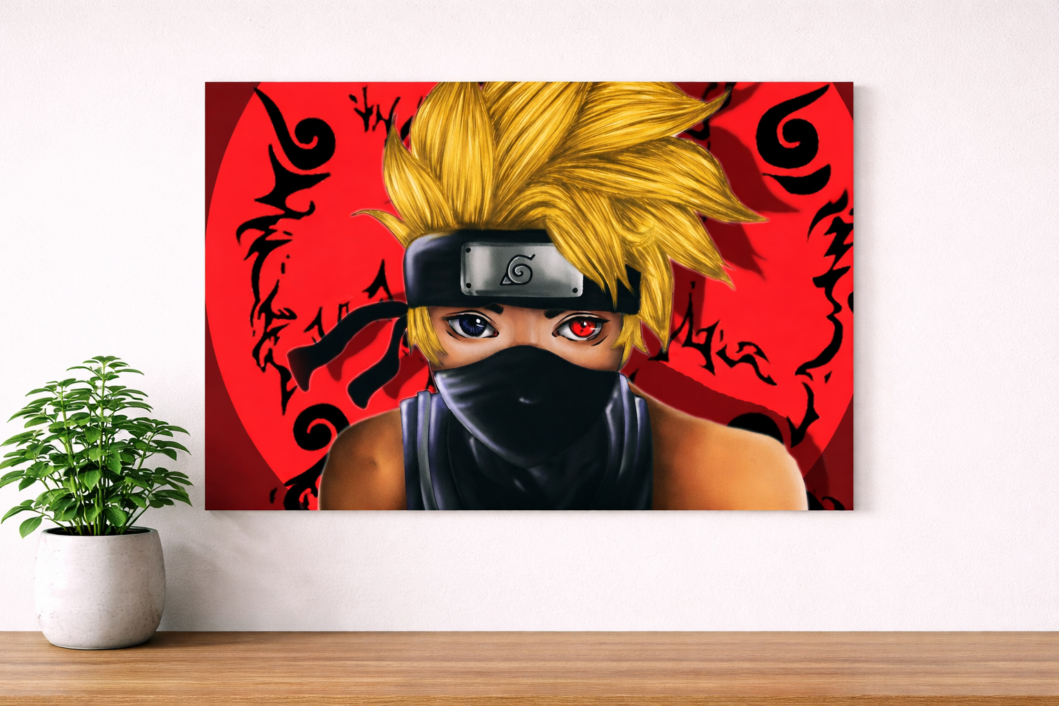 Naruto Sharingan Anime Poster