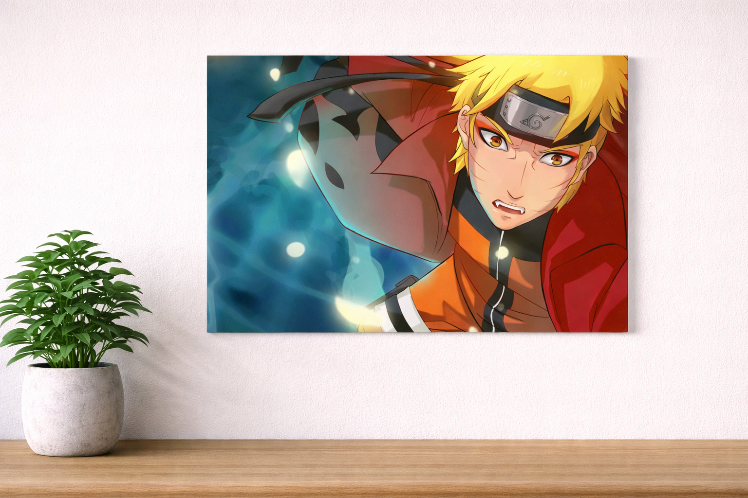 Naruto Uzumaki Action Anime Poster