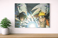 Naruto vs Sasuke Rasengan Chidori Poster