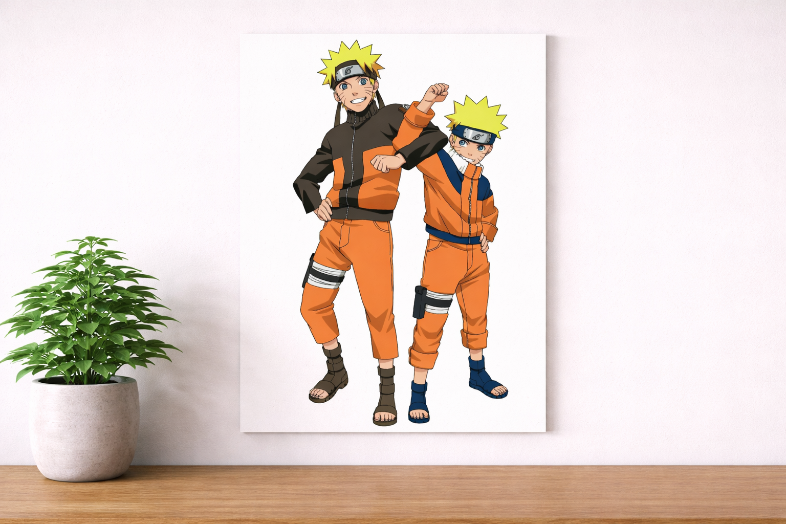 Naruto Uzumaki Classic & Young Poster