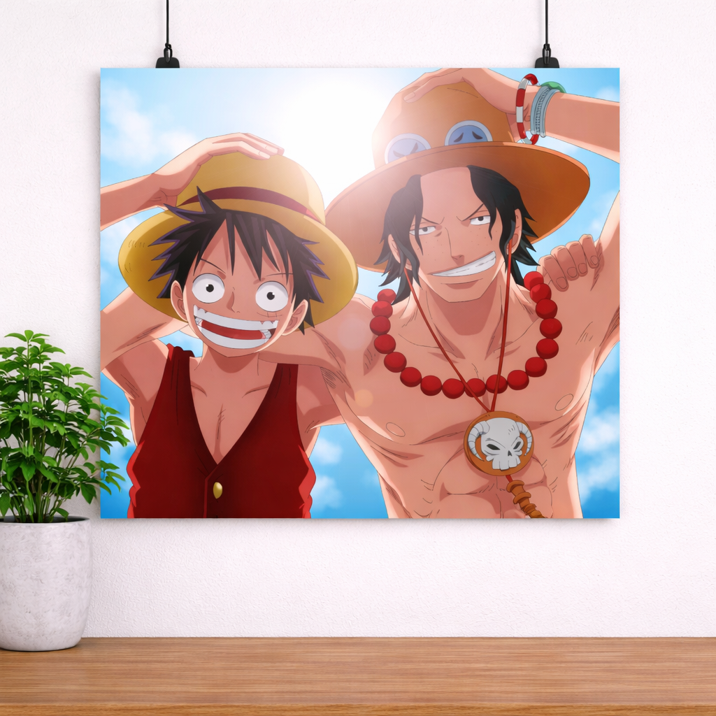 Luffy Ace Brotherhood Poster