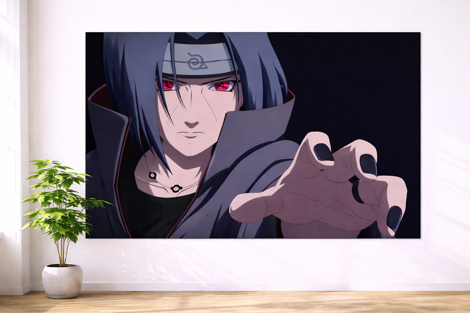 Itachi Uchiha Sharingan Close-Up Poster