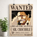 Sir Crocodile Wanted Poster