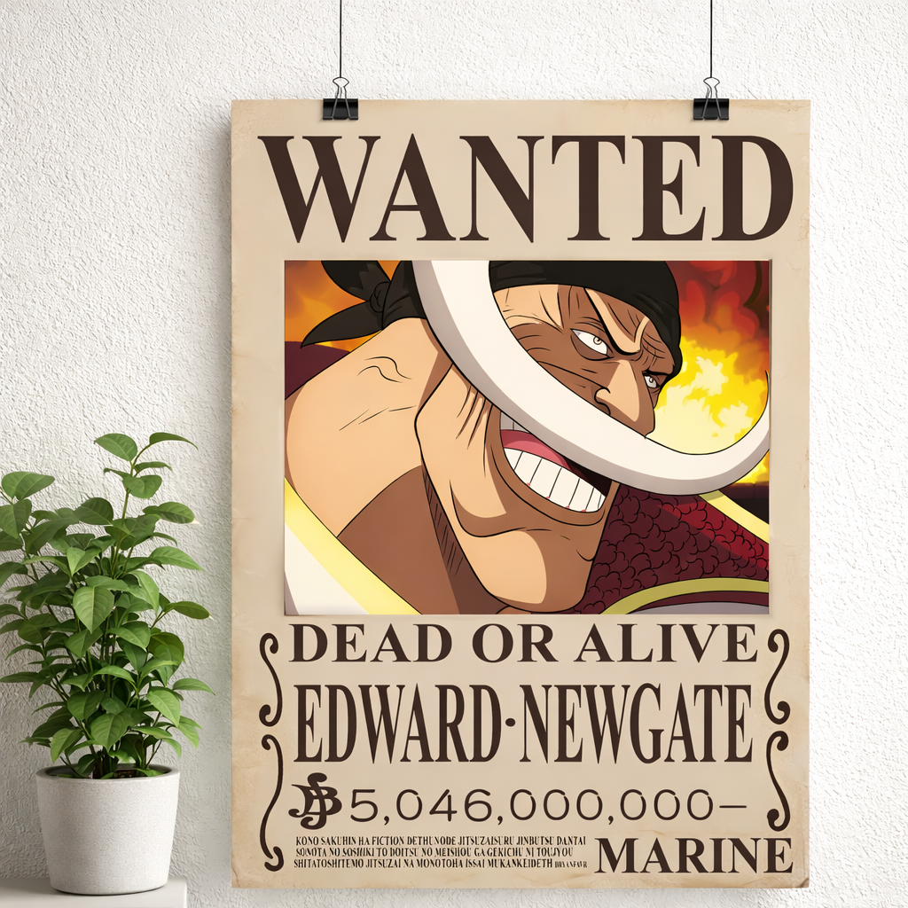 Edward Newgate (Whitebeard) Wanted Poster