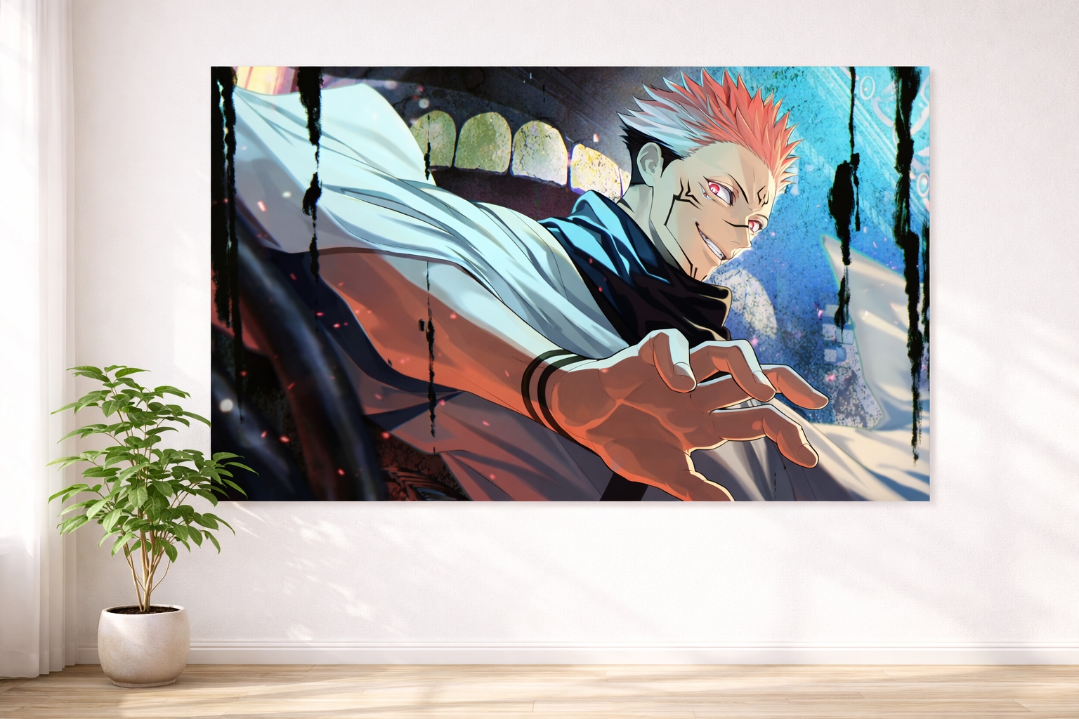 Ryomen Sukuna Horizontal Anime Poster