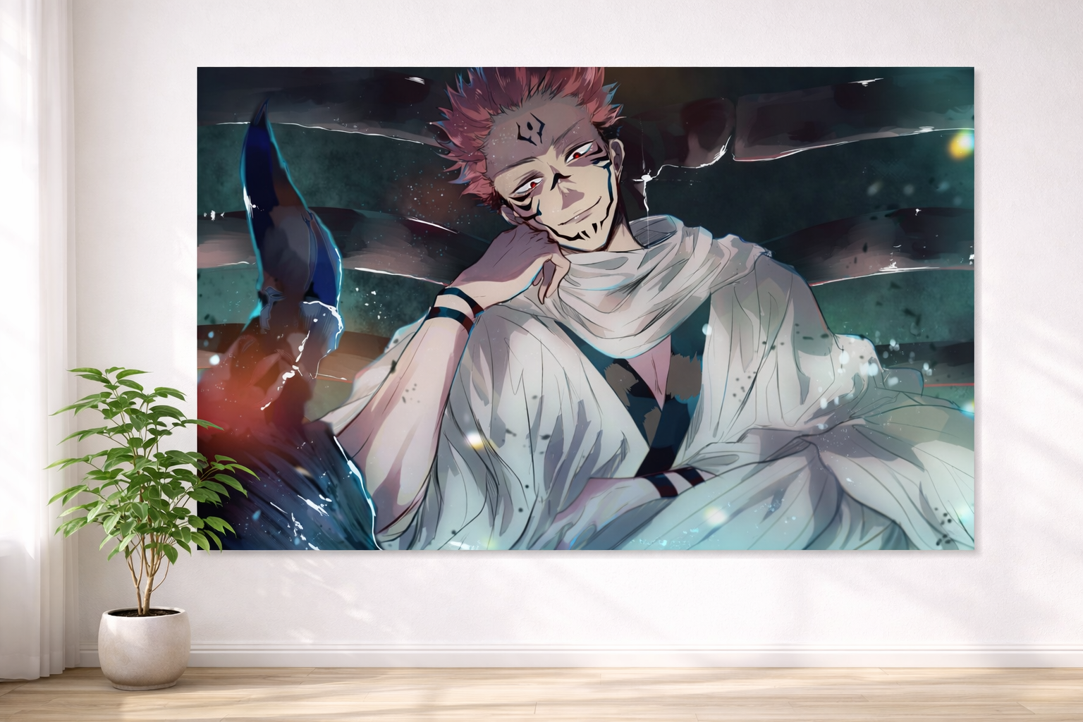Ryomen Sukuna Dark Aura Poster – Jujutsu Kaisen Anime Wall Art