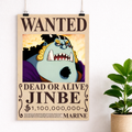 Jinbe Wanted Poster