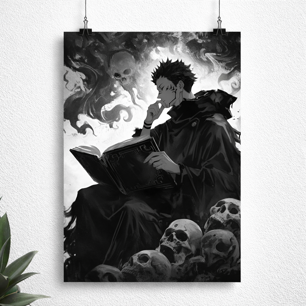 Ryomen Sukuna Dark Aesthetic Poster – Jujutsu Kaisen Anime