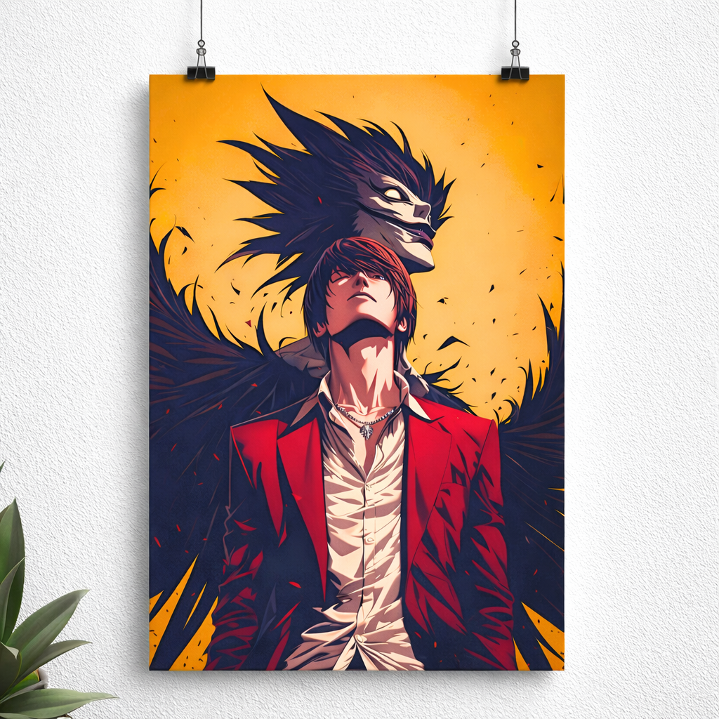 Light Yagami & Ryuk Poster – Death Note Anime