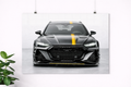 Audi RS Black Edition Poster – Aggressive Luxury Car