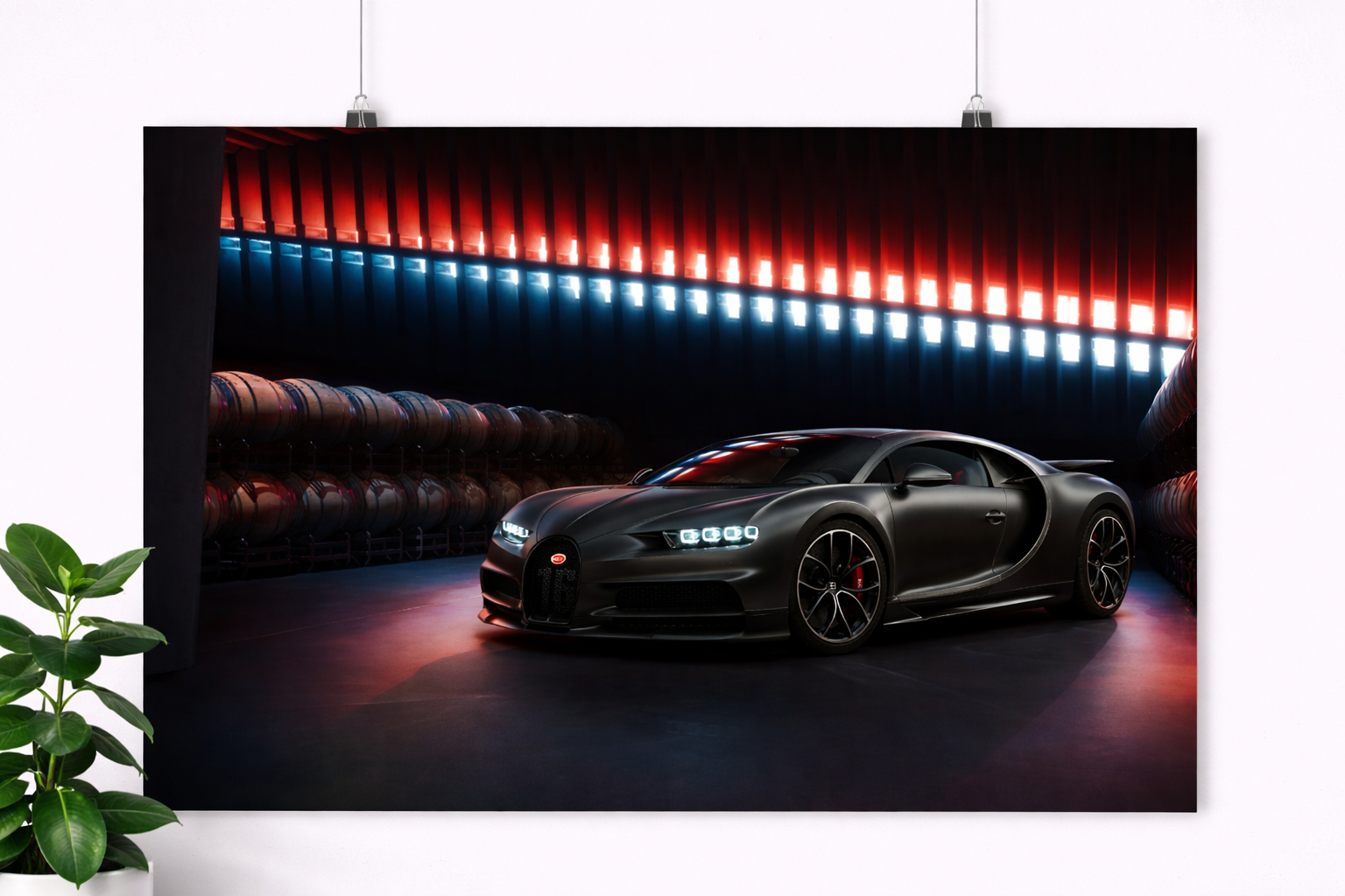 Bugatti Chiron Night Edition – Neon Luxury Hypercar
