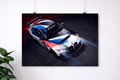 BMW M4 Motorsport Poster – High Performance Racing Car