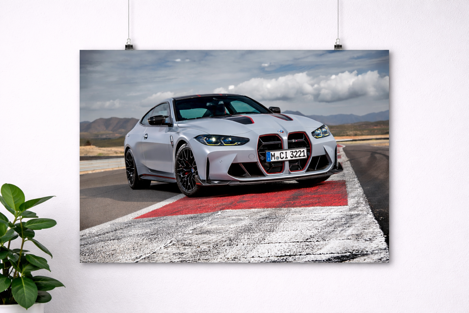 BMW M4 CSL Poster – Luxury Performance Sports Car