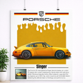 Porsche 911 Singer Velocity Style Poster – Reimagined Classic Edition