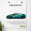 Ferrari 296 Poster