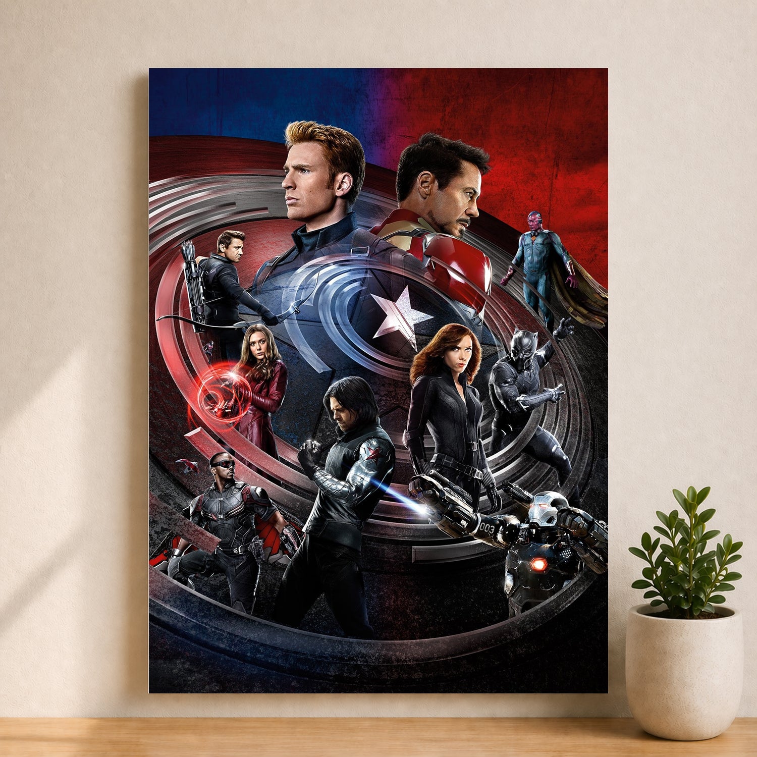 Captain America: Civil War Avengers Team