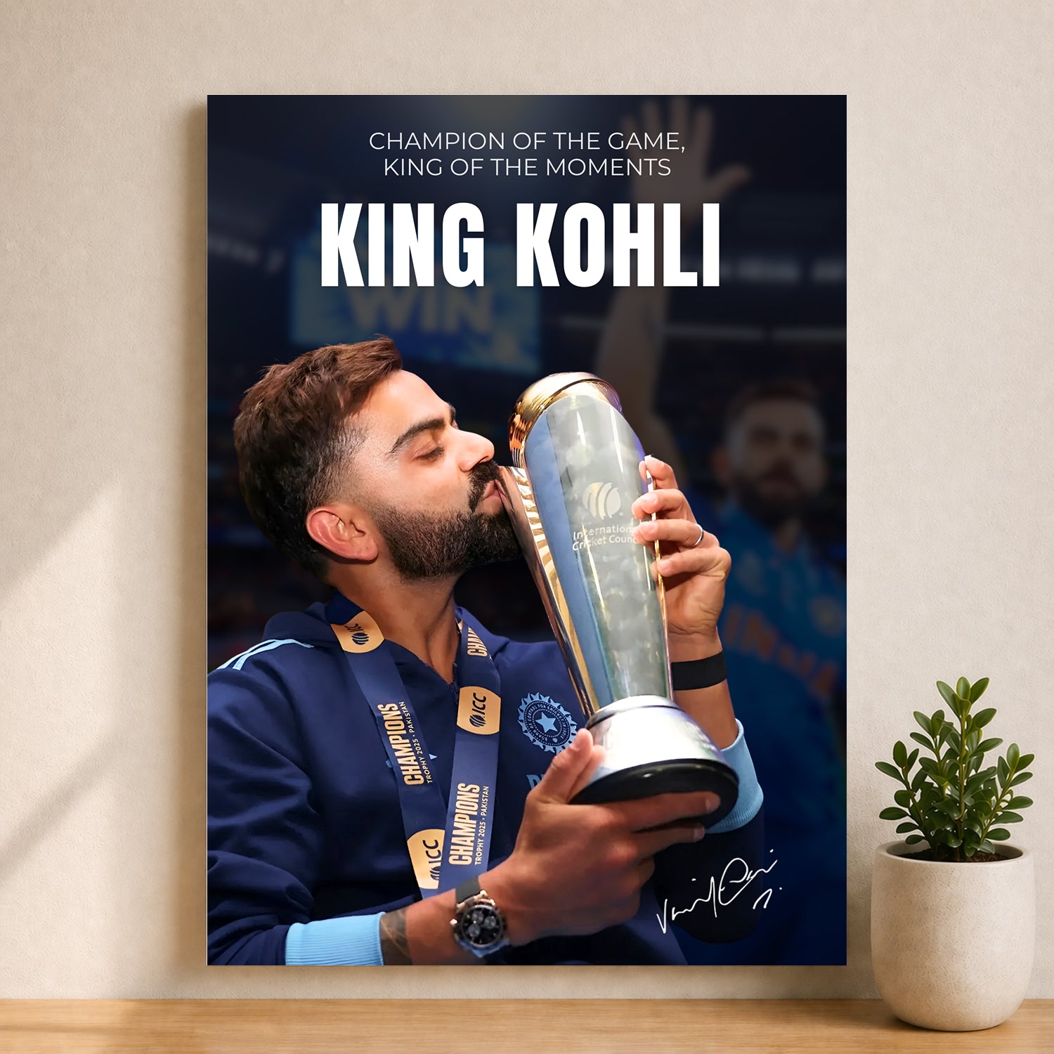 Virat Kohli Champion Moment Cricket
