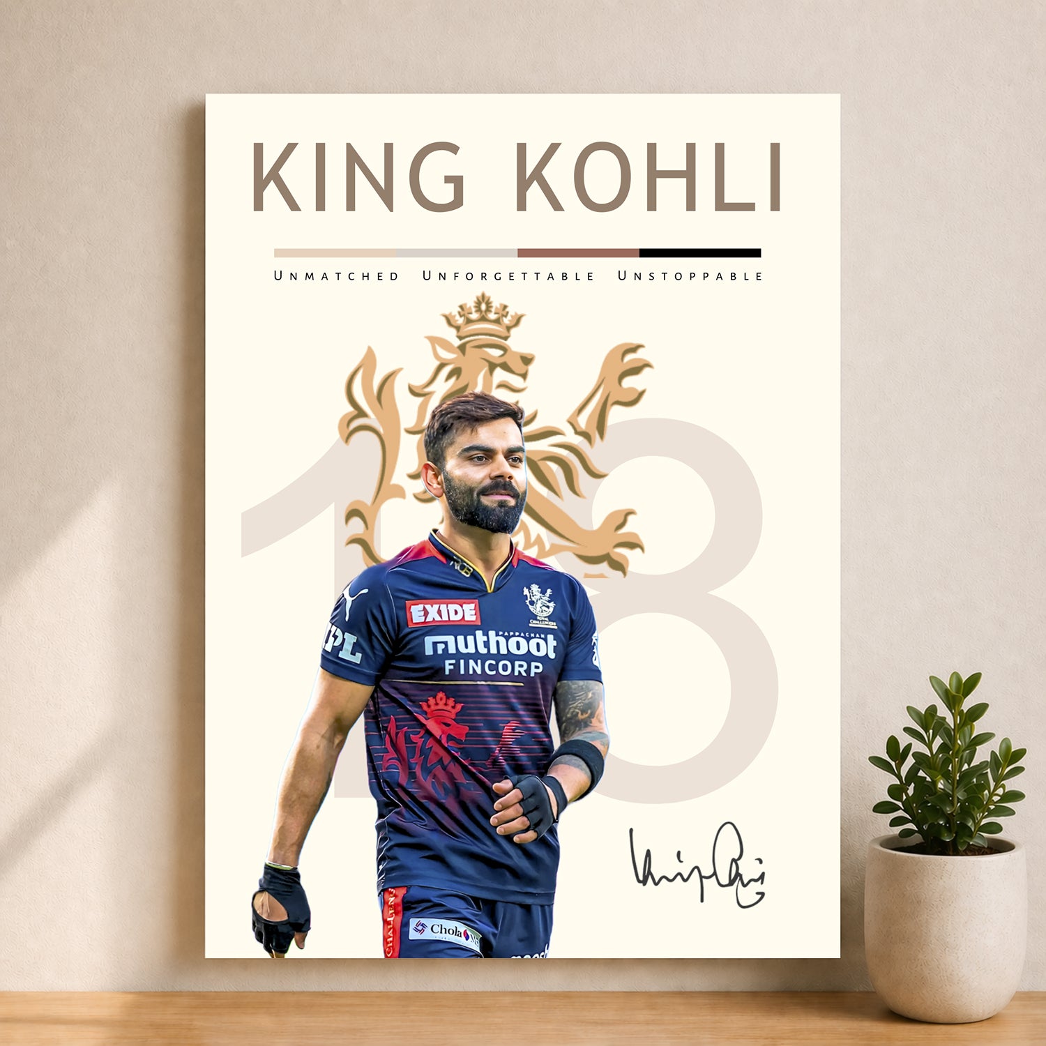 King Kohli RCB Legacy Cricket