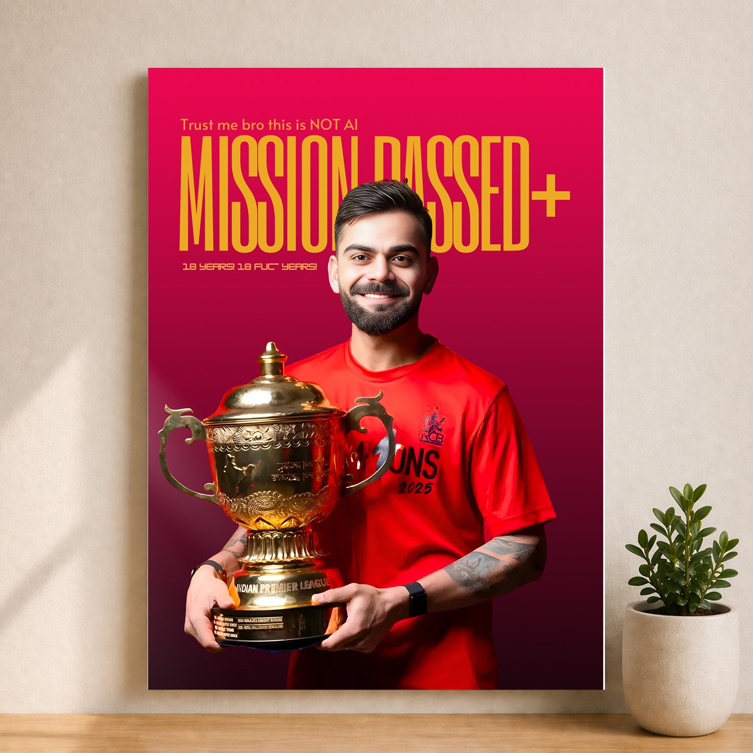 Mission Passed King Kohli IPL Champions