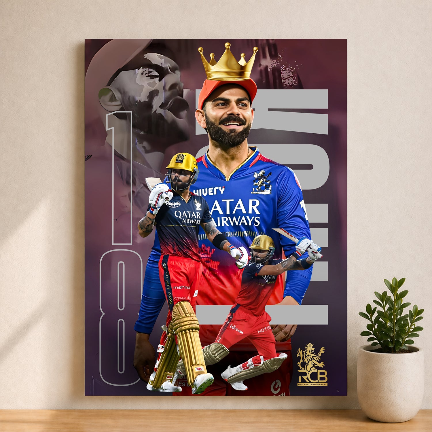King Kohli 18 RCB Legacy Cricket