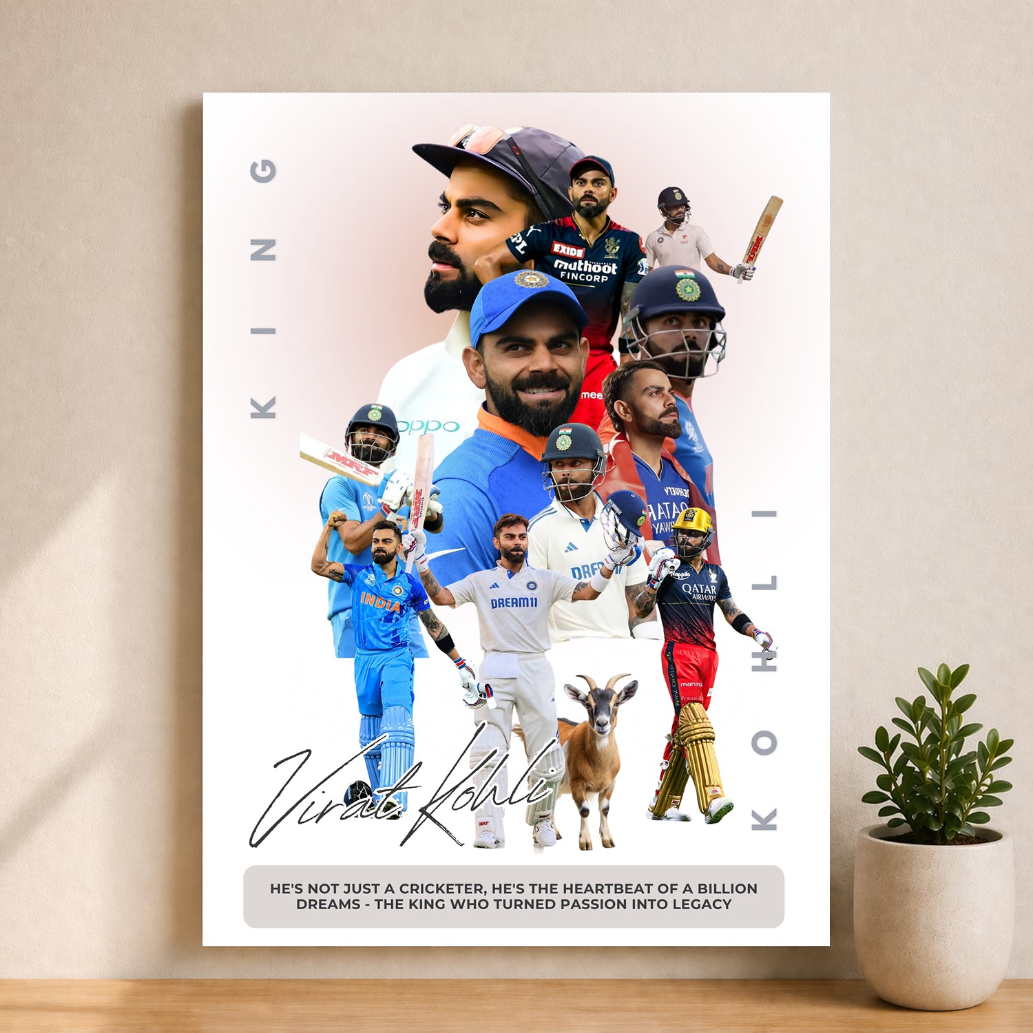 Virat Kohli – King Kohli Legacy Poster