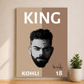 Virat Kohli Minimal King Kohli Vector