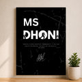 Mahendra Singh Dhoni Minimal MS Dhoni Quote
