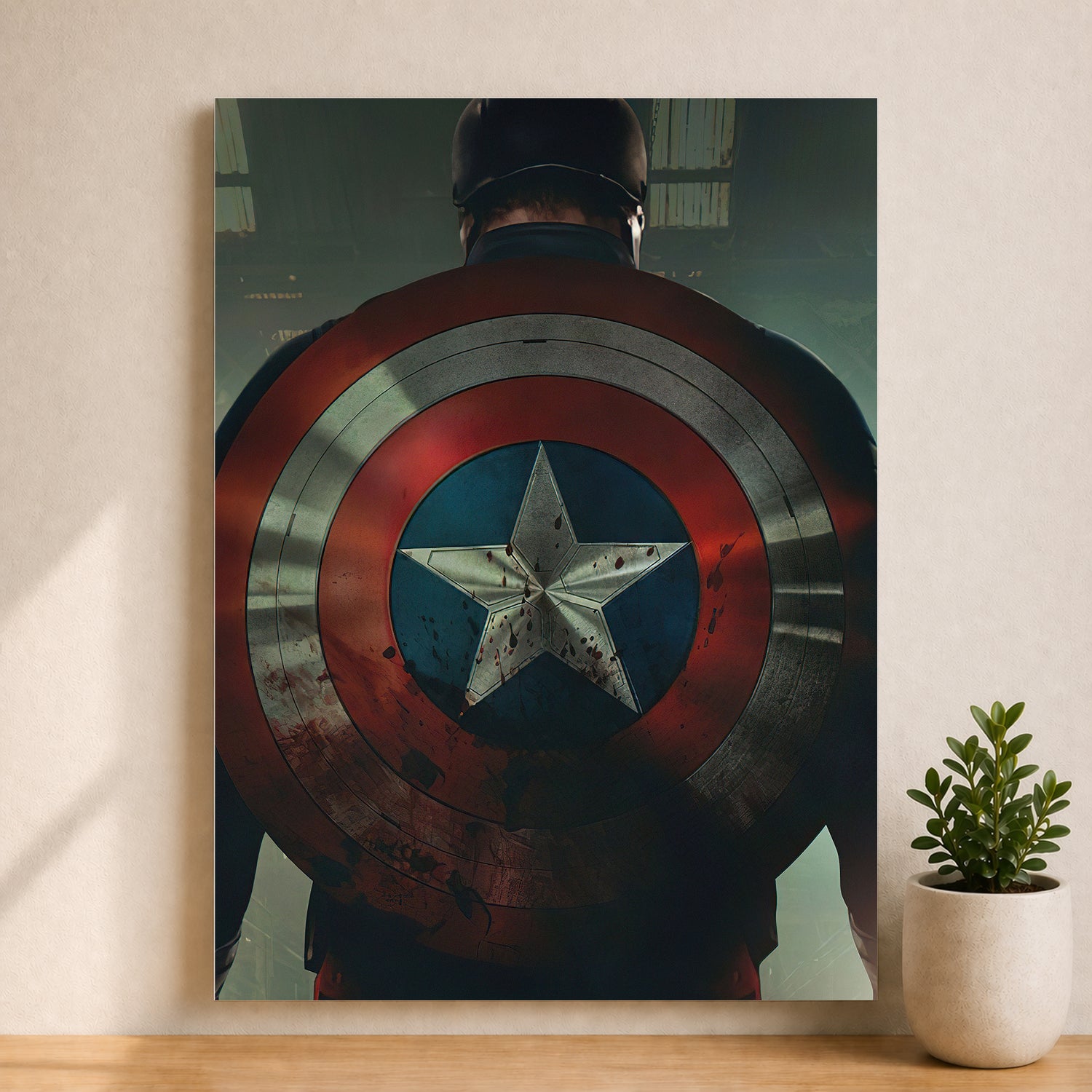 Behind the Shield