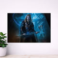 Thor God of Thunder Wielding Lightning Hammer