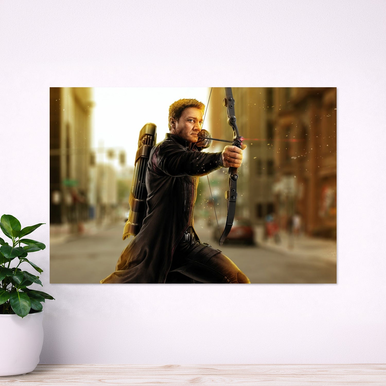 Hawkeye in Action – Precision Shot in the City