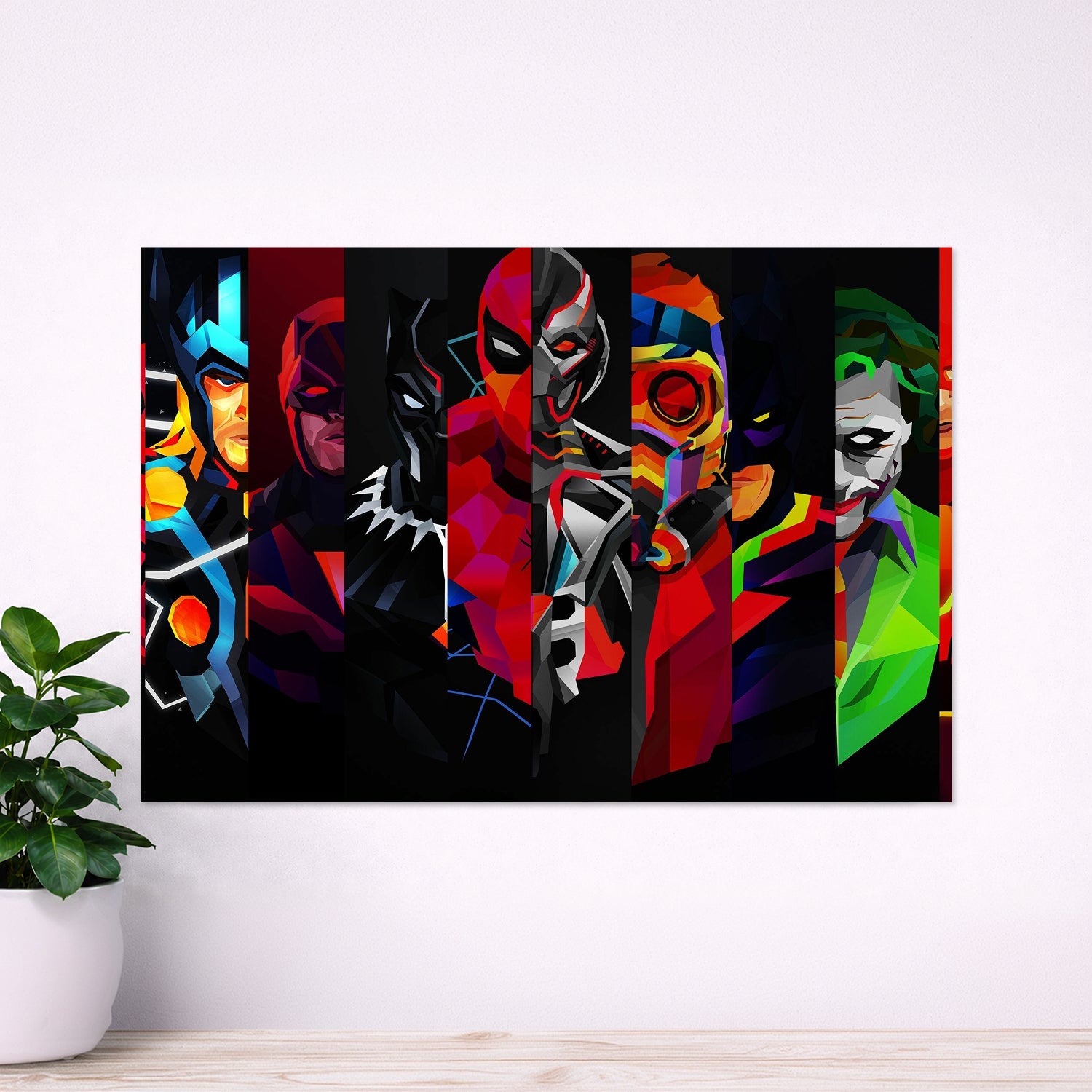 Marvel & DC Icons – Split Panel