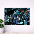 Gotham Heroes Assemble – DC Superhero Team Night Scene